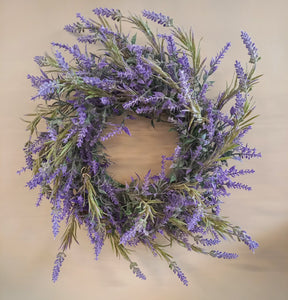 Lavender Wreath