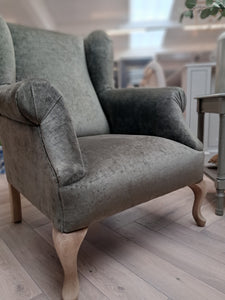 Jefferson Armchair - in Loft Moss fabric