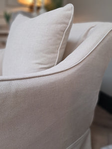 Bergamo Armchair - in Stone Off White