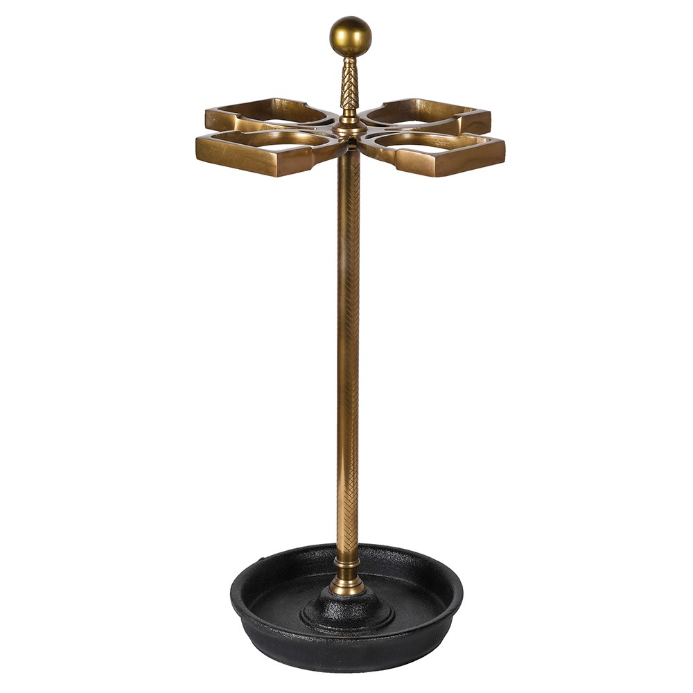 Antique Brass Stirrup Umbrella Stand