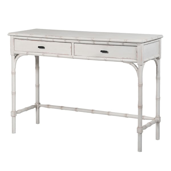 Bamboo 2 drawer console table