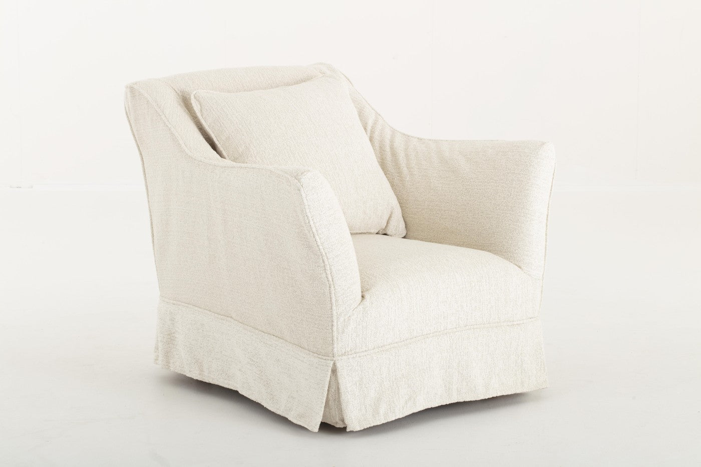 Bergamo Armchair - in Stone Off White