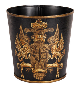 Coat of Arms Planter - Black
