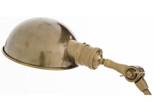 Floor Lamp with twist arm, brass finish