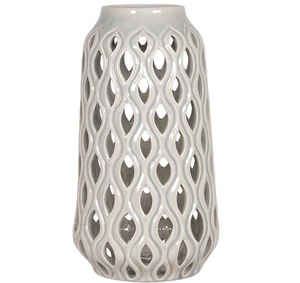 Large Bulbous Vase - Grey