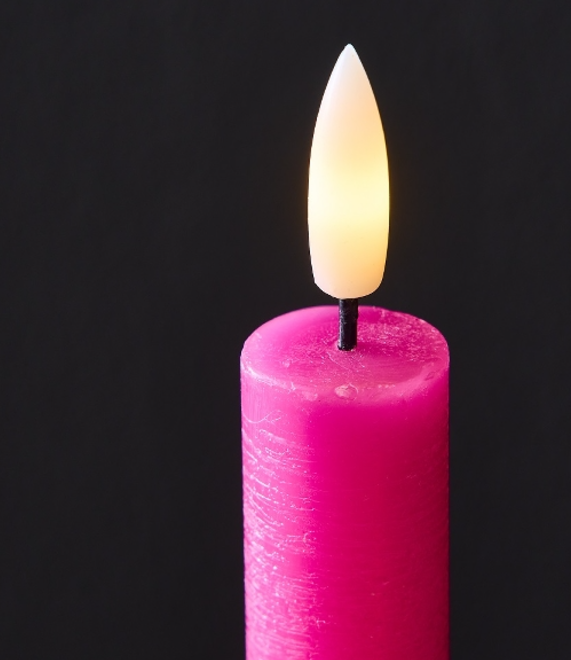 Pink LED Candles