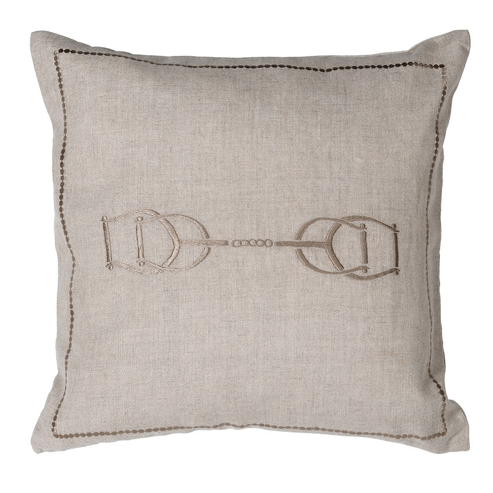 Linen Snaffle Cushion