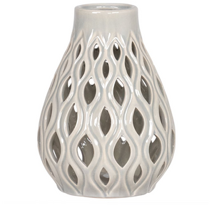 Small Bulbous Vase - Grey