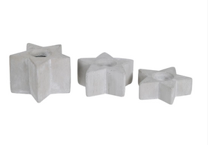Set of 3 Star Tealight holders