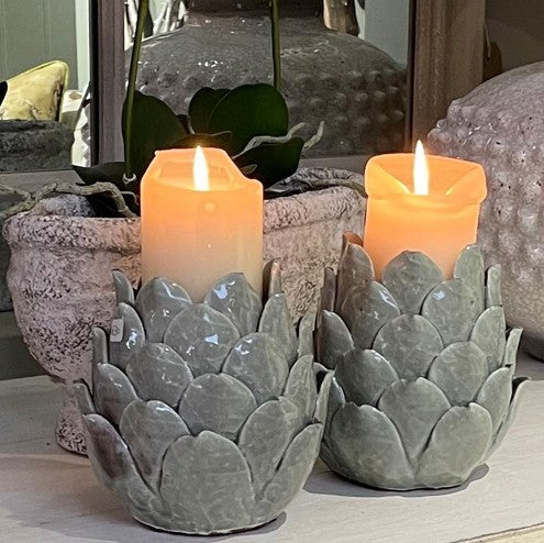 Artichoke Candle Holder