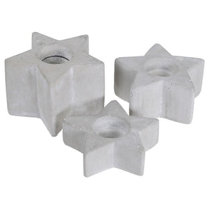 Set of 3 Star Tealight holders