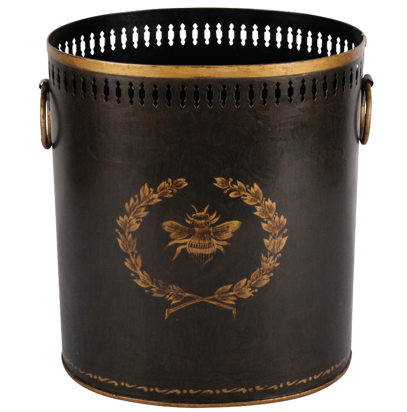 Oval Metal Waste Paper Basket