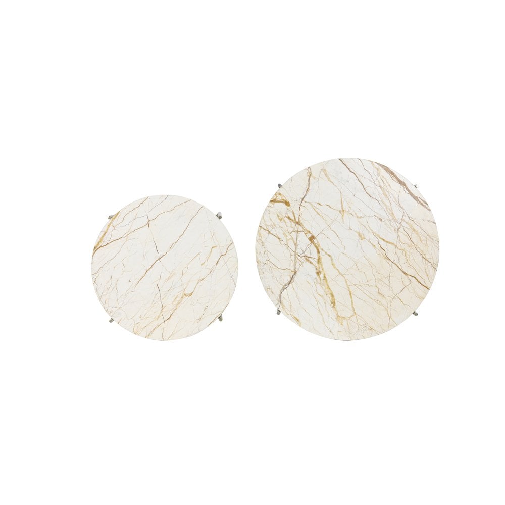 Marble Top Side Table (Set of 2)