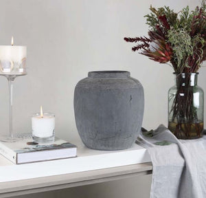 Stone Effect Ceramic Vase/Planter