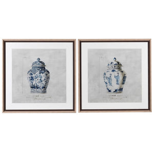 Set of Chinoiserie Urn Prints