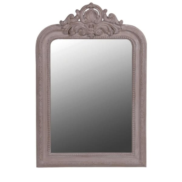 Carved Top Mirror