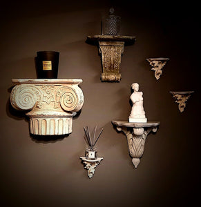 Corbel - Distressed wall shelf